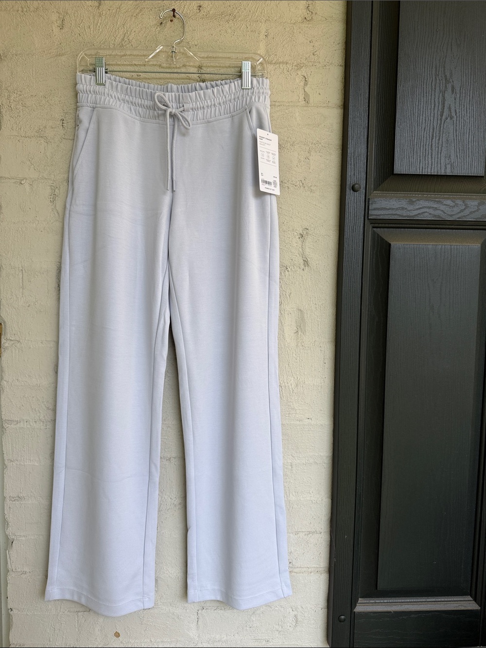 NWT Athleta Seasoft Straight Lounge/Travel Pant In Dove Size Small - Picture 3 of 13